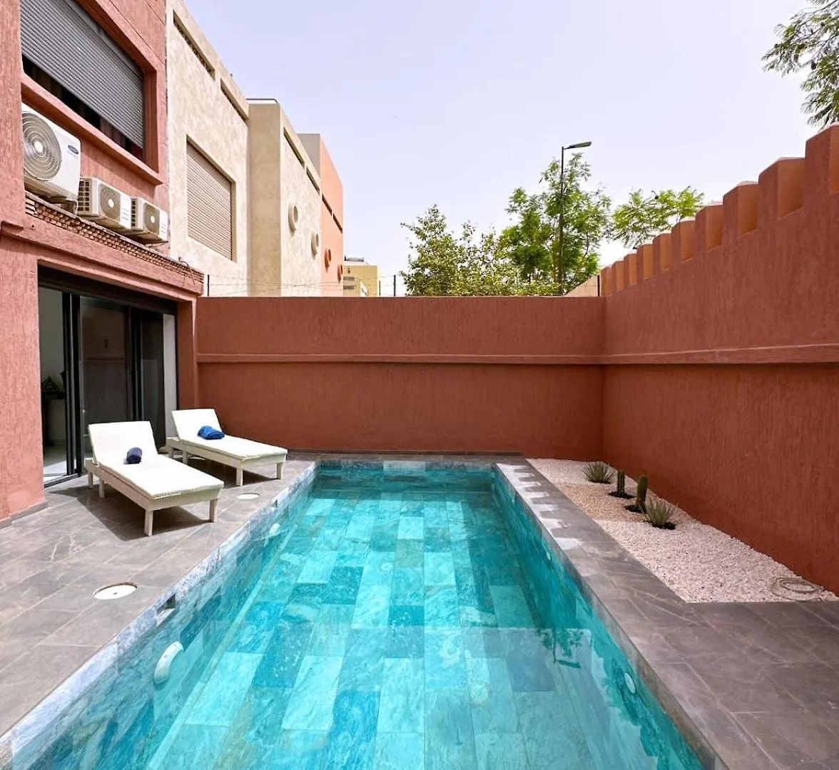 Maison Proche Centre-Ville Avec Piscine Privee Marrakesh
